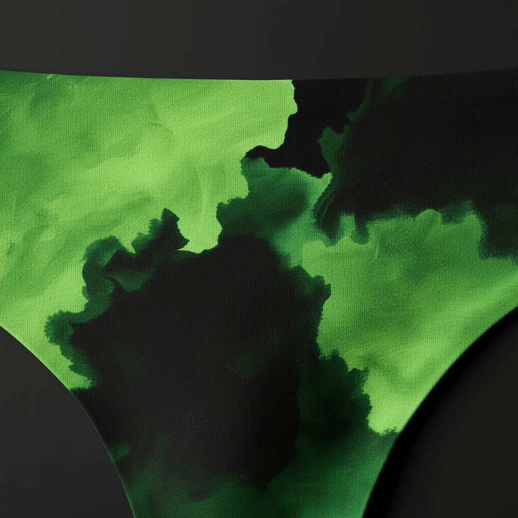 Tanga Abstract Lime & Black - CRYPTIC NINE WEAR SHOP