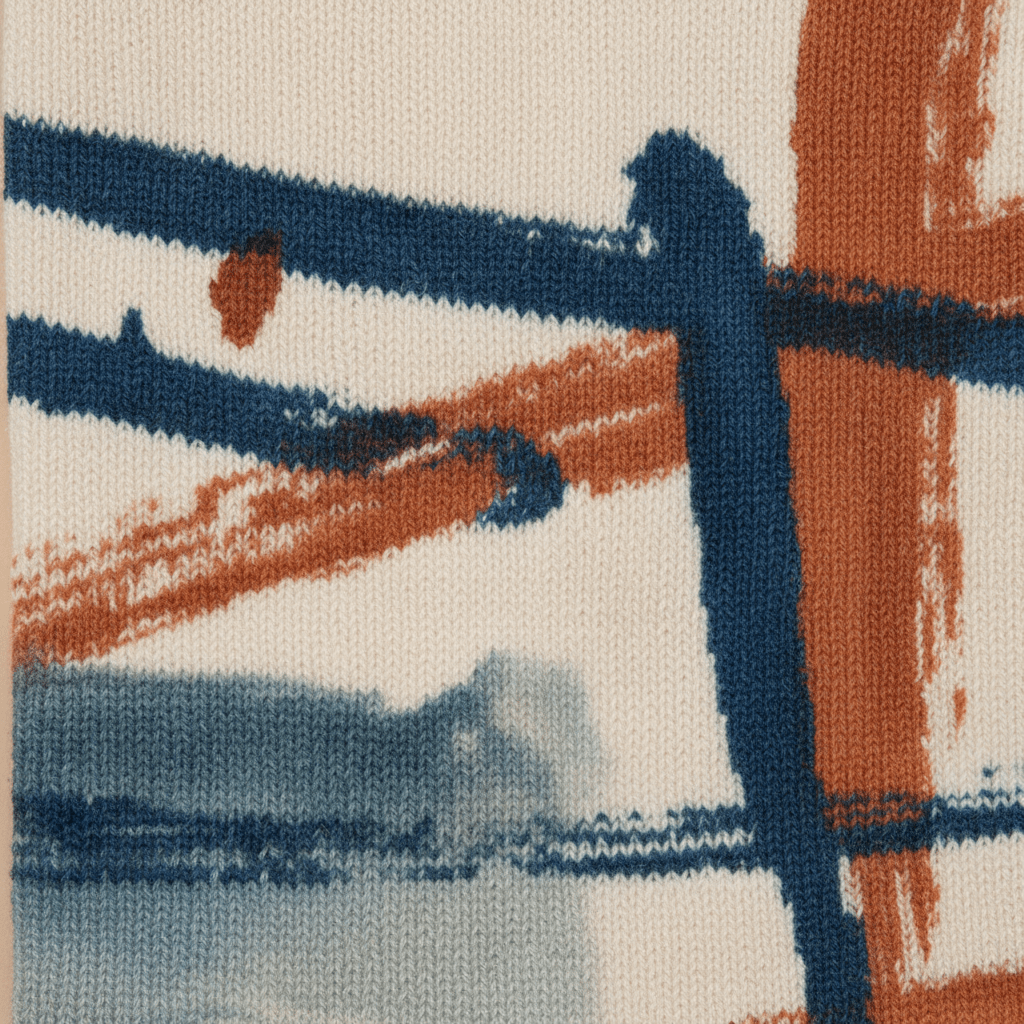 Calligraphy Socks — Cobalt & Terra - CRYPTIC NINE WEAR SHOP