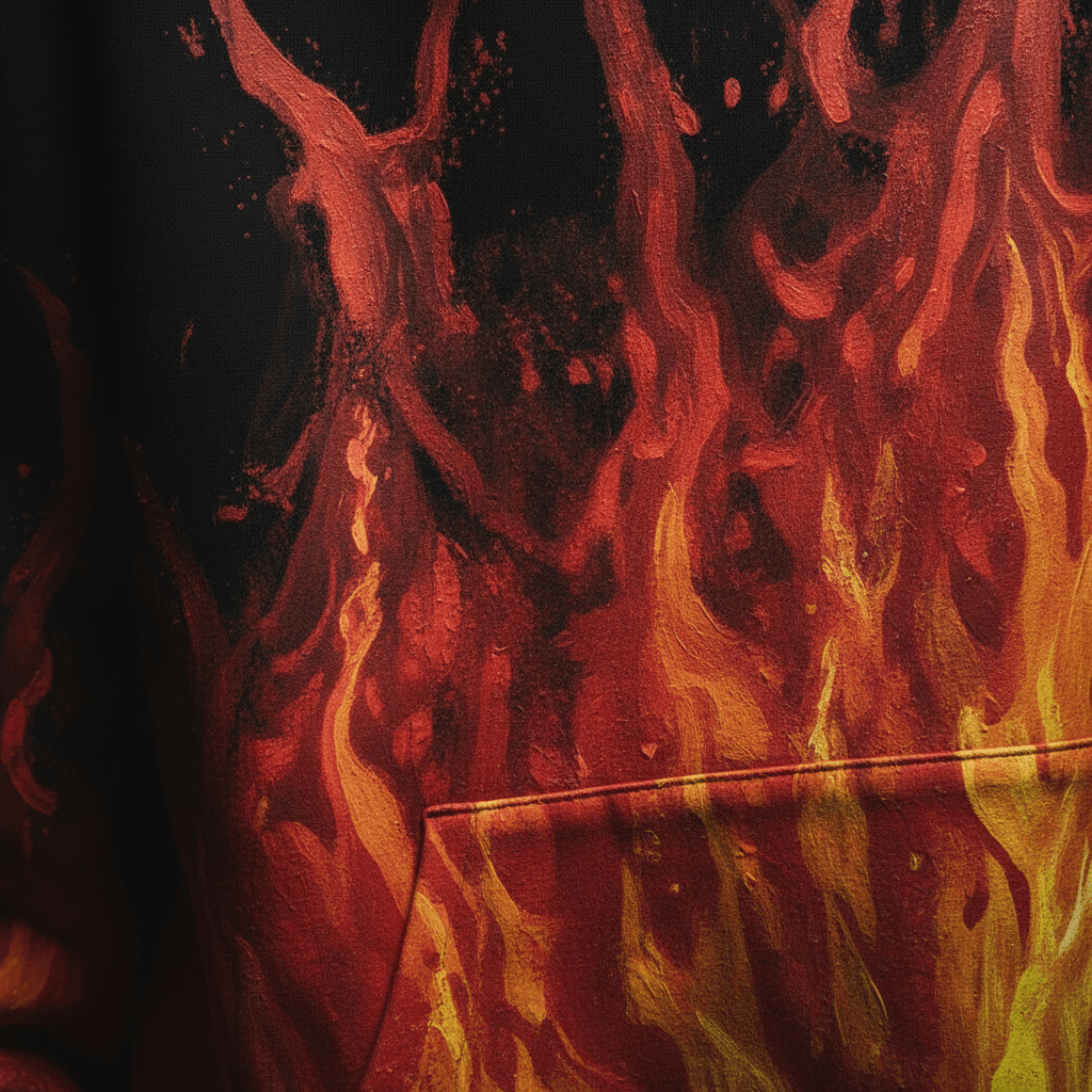 ★ UNIQUE Sudadera Sangre de Volcán - CRYPTIC NINE WEAR SHOP