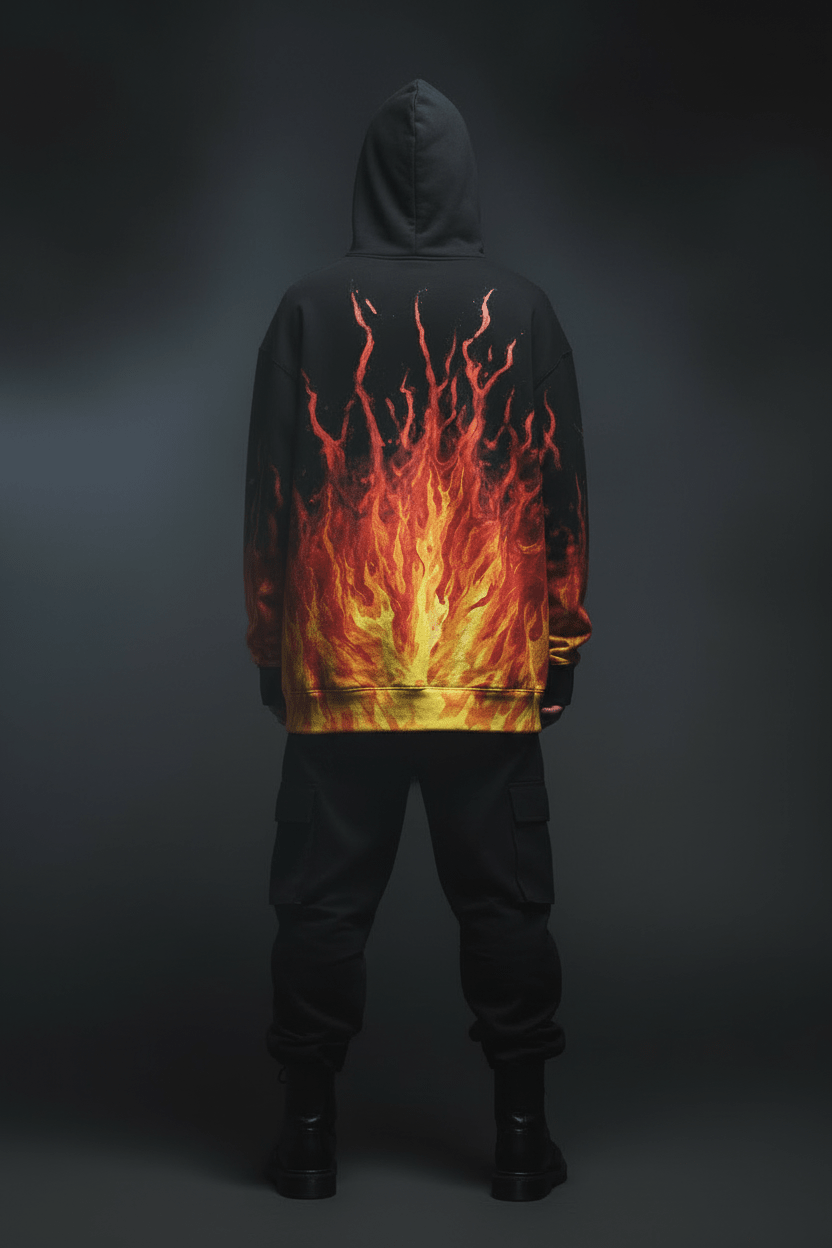 ★ UNIQUE Sudadera Sangre de Volcán - CRYPTIC NINE WEAR SHOP