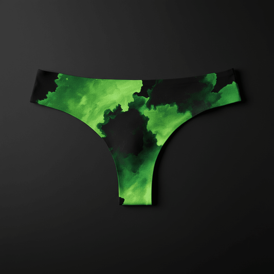 Tanga Abstract Lime & Black - CRYPTIC NINE WEAR SHOP