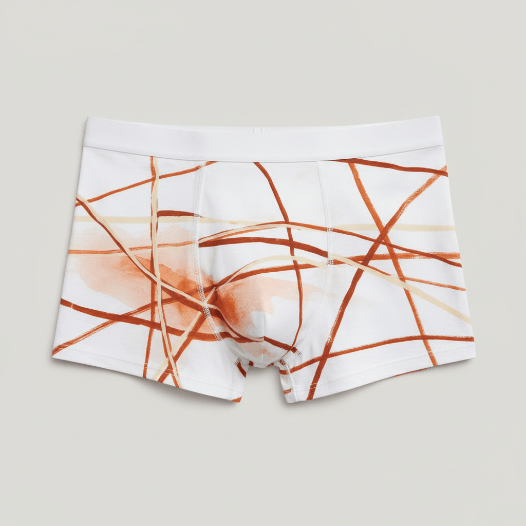 Boxer Abstract Rust & Ivory - CRYPTIC NINE WEAR SHOP