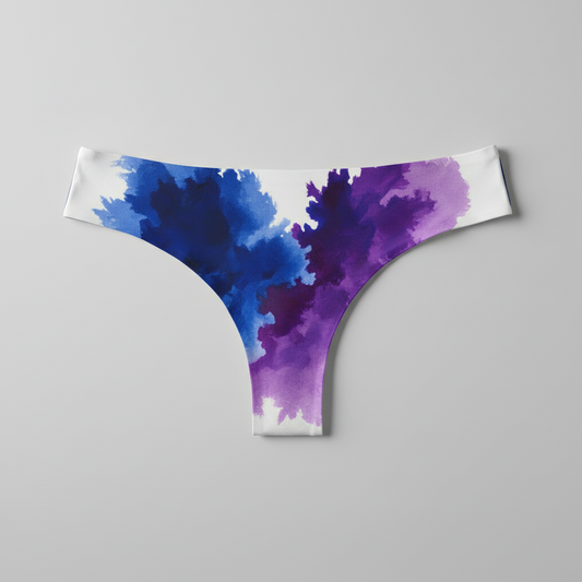 Tanga Abstract Cobalt & Violet