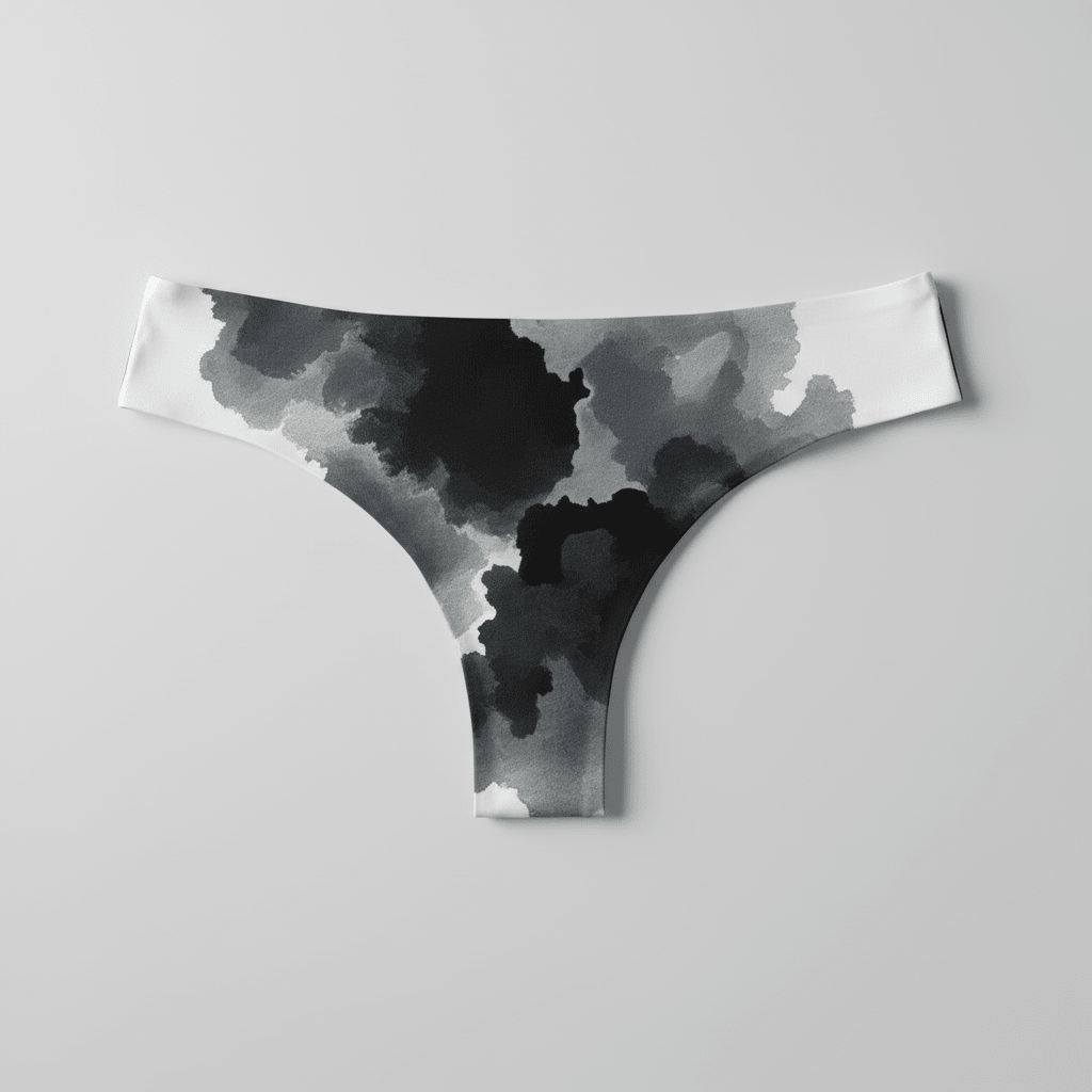 Tanga Abstract Charcoal & White - CRYPTIC NINE WEAR SHOP