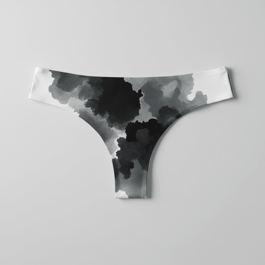 Tanga Abstract Charcoal & White - CRYPTIC NINE WEAR SHOP