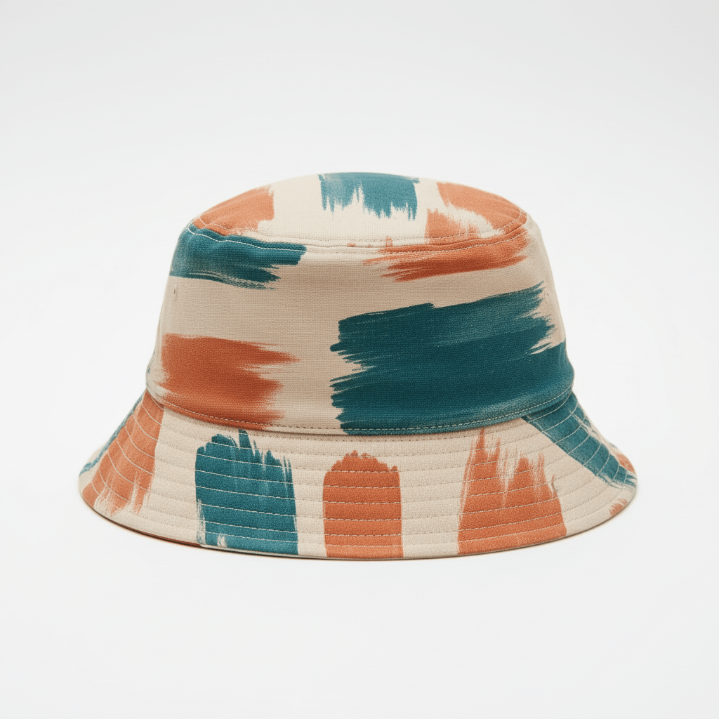 Bucket Hat Abstract Brush - CRYPTIC NINE WEAR SHOP