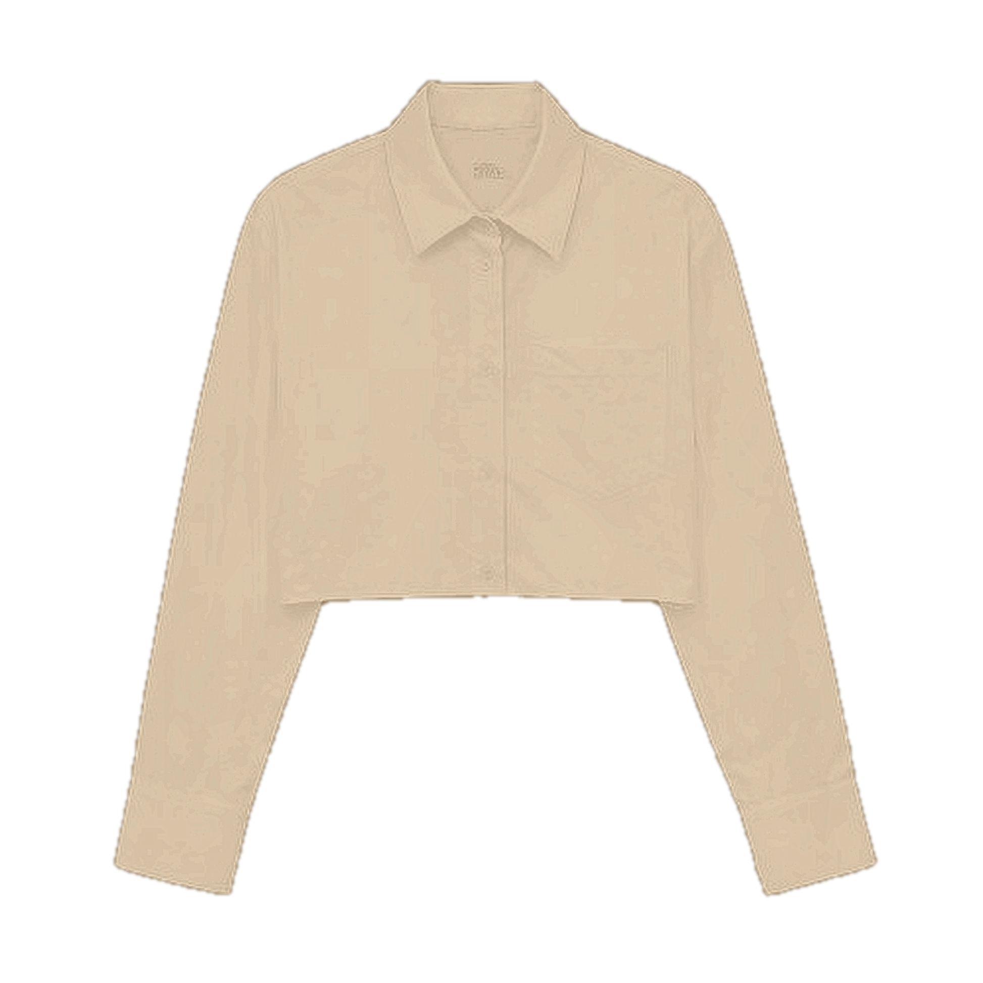 ¡Camisa Cropped Custom! Cryptic Nine — vista lateral