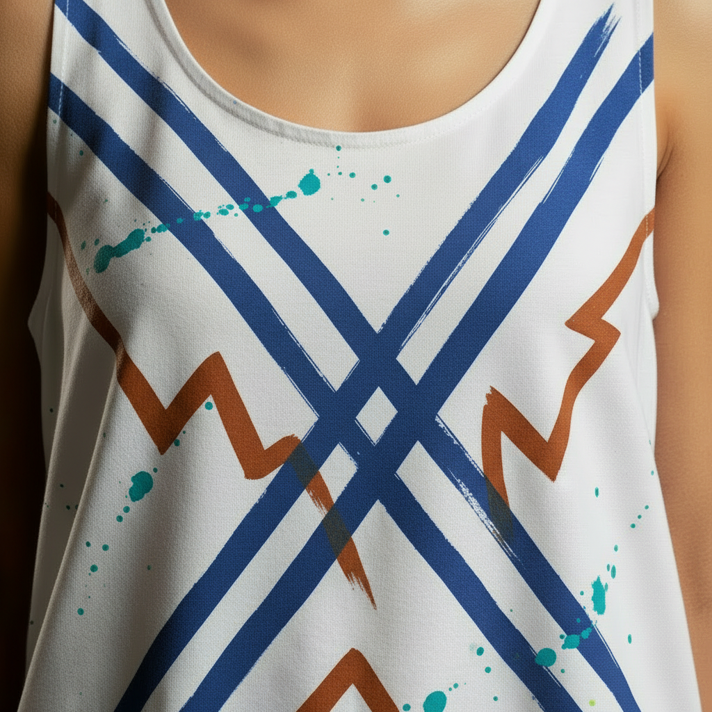 Camiseta Tirantes Trayectorias Cryptic Nine — vista frontal