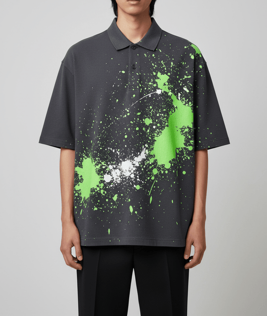 Polo Neón Cemento - CRYPTIC NINE WEAR SHOP