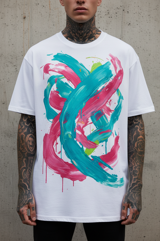 Camiseta Oversize Vórtice Libre