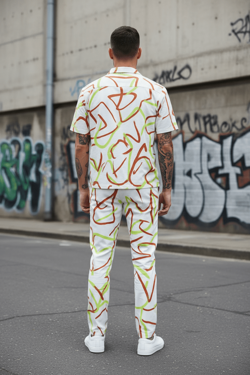 Conjunto Grafía Salvaje - CRYPTIC NINE WEAR SHOP