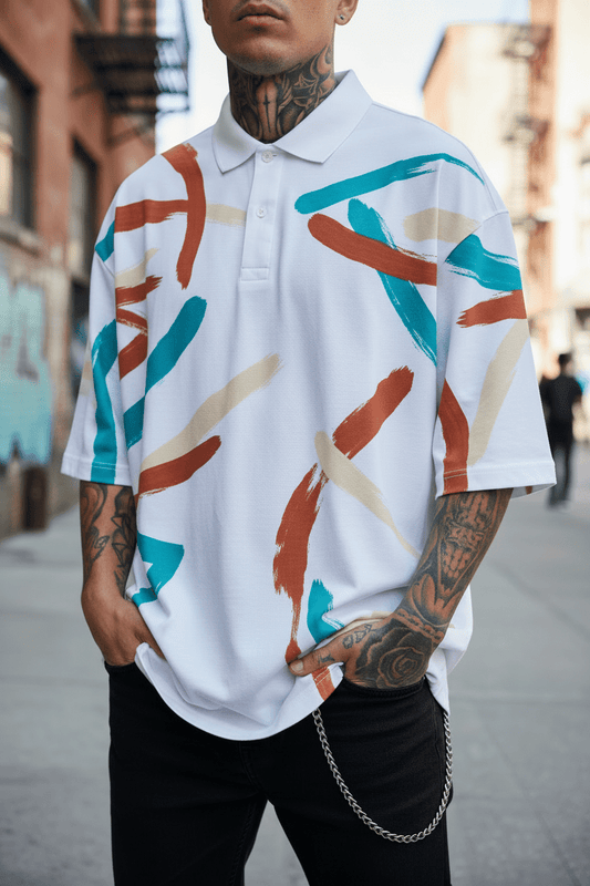 Polo Trazos Libres - CRYPTIC NINE WEAR SHOP
