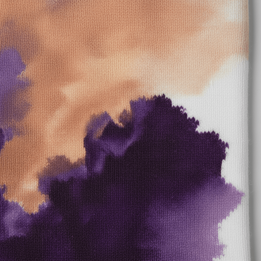 Watercolor Cloud Socks — Violet & Peach - CRYPTIC NINE WEAR SHOP