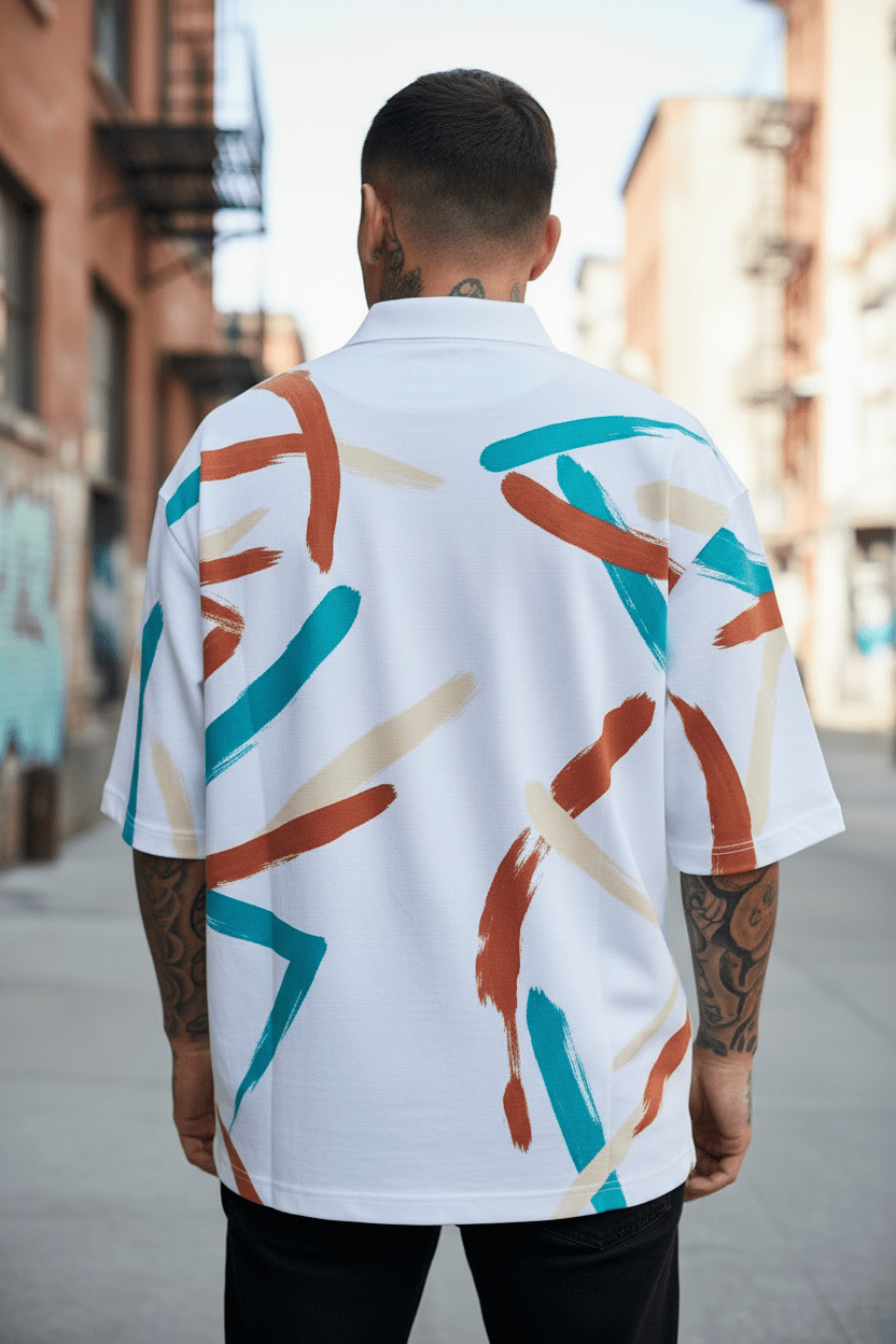 Polo Trazos Libres - CRYPTIC NINE WEAR SHOP