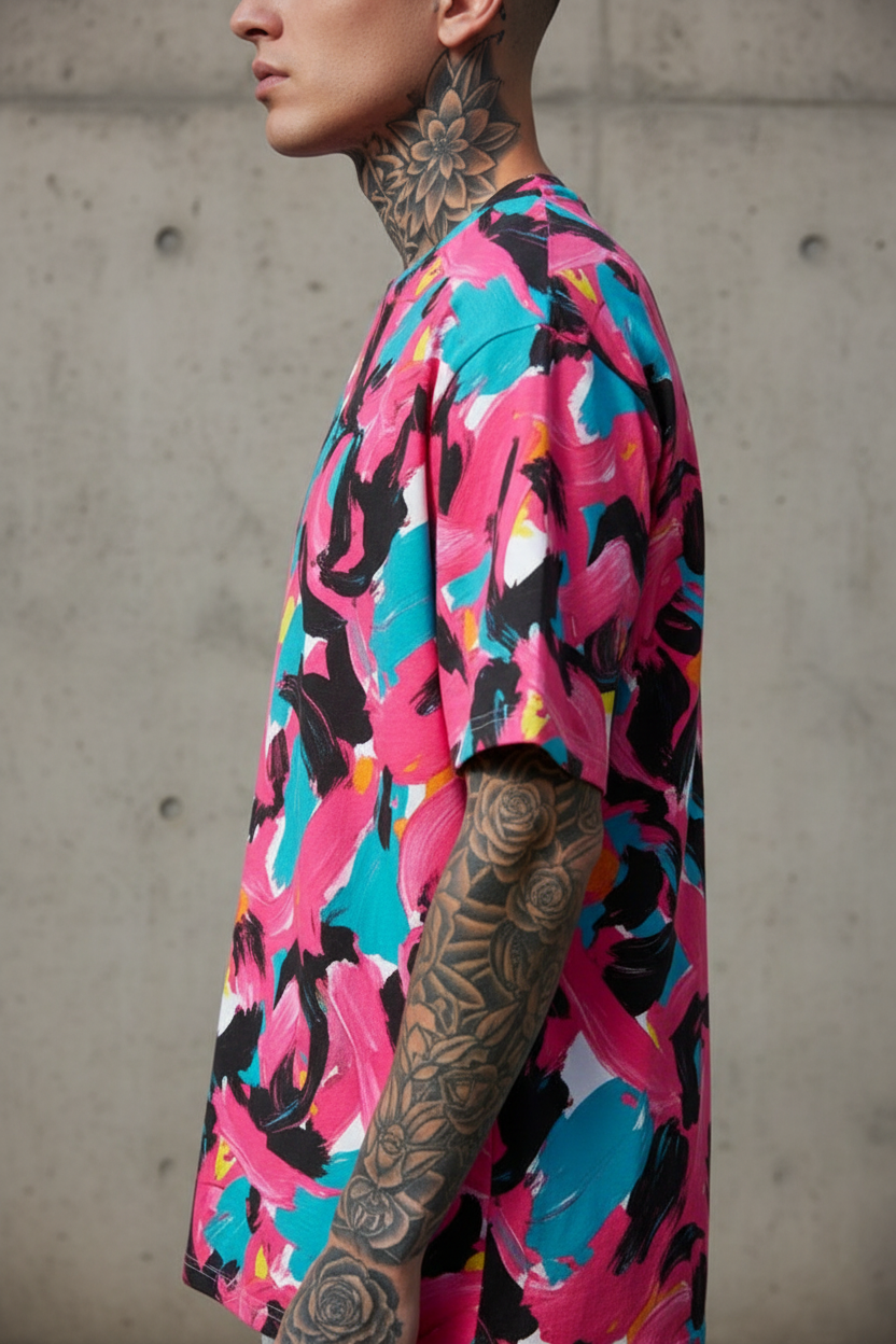 Camiseta Oversize Caos Urbano