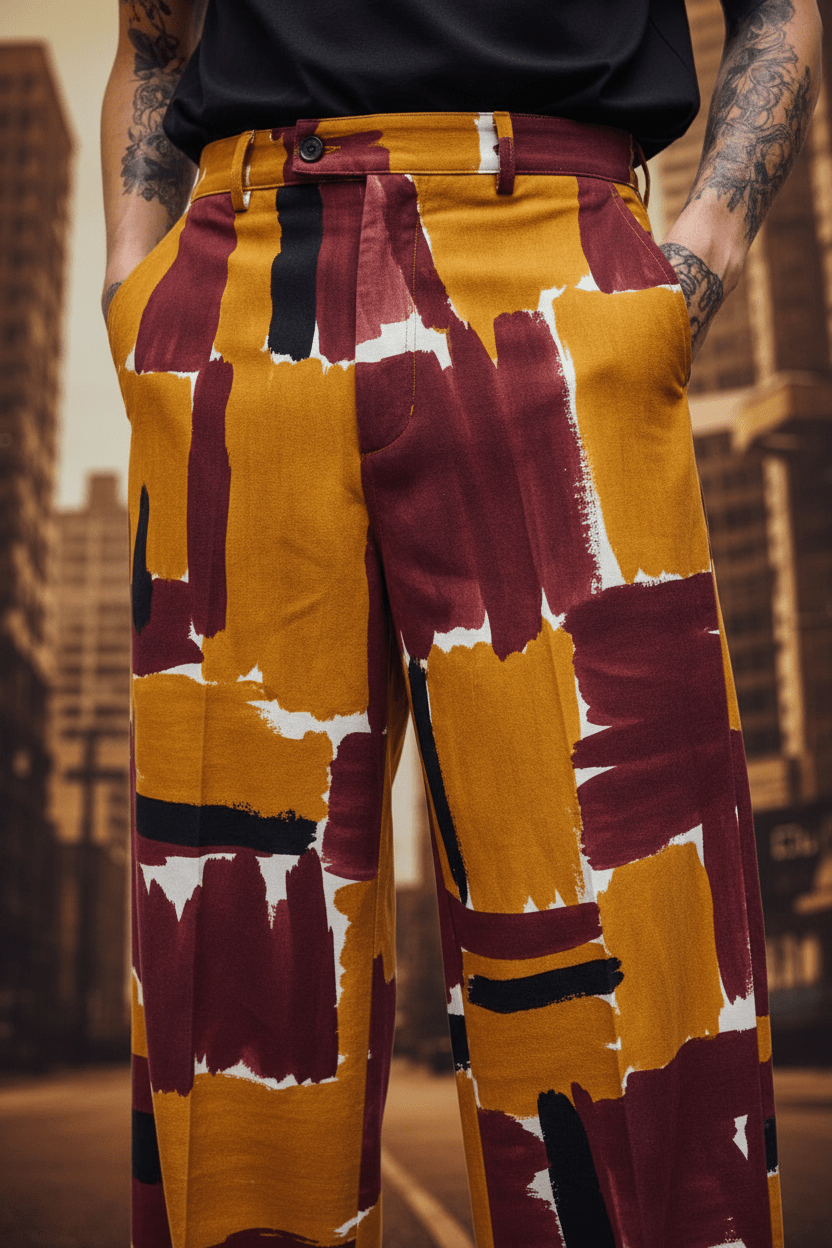 ★ UNIQUE Patchwork Mostaza Urbano - CRYPTIC NINE WEAR SHOP