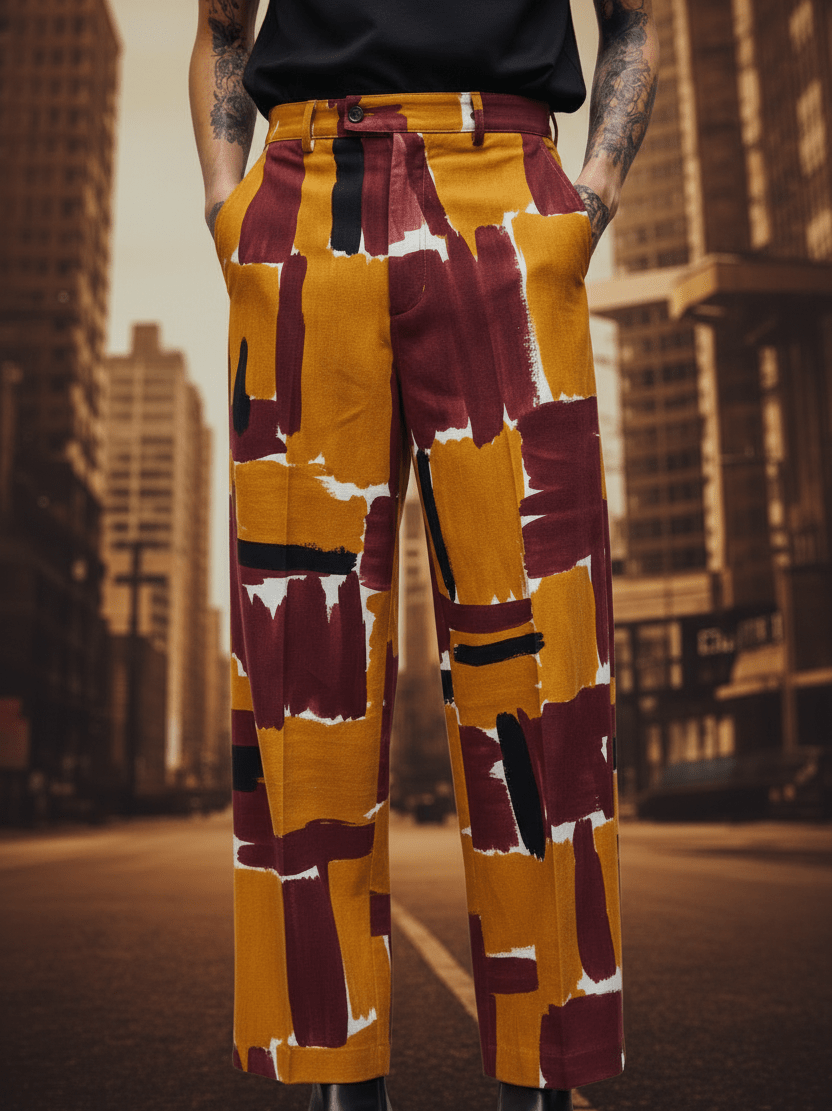 ★ UNIQUE Patchwork Mostaza Urbano - CRYPTIC NINE WEAR SHOP