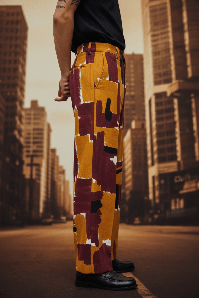 ★ UNIQUE Patchwork Mostaza Urbano - CRYPTIC NINE WEAR SHOP