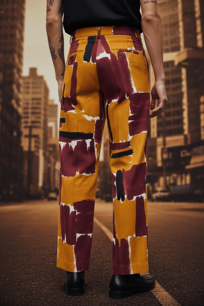 ★ UNIQUE Patchwork Mostaza Urbano - CRYPTIC NINE WEAR SHOP