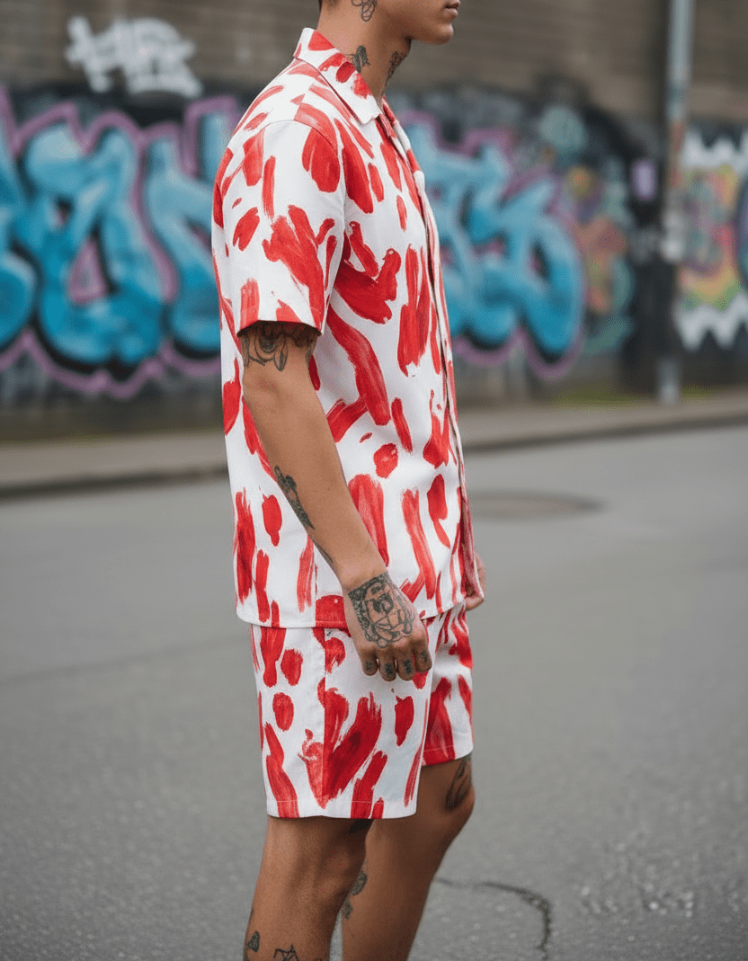 Conjunto Sangre Viva - CRYPTIC NINE WEAR SHOP