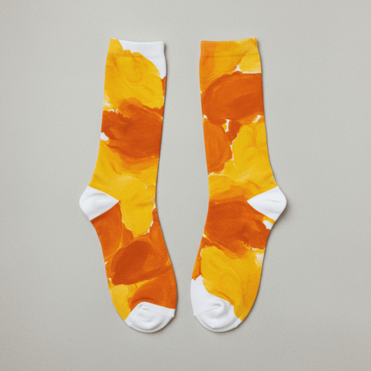 Blob Socks — Saffron & Amber - CRYPTIC NINE WEAR SHOP