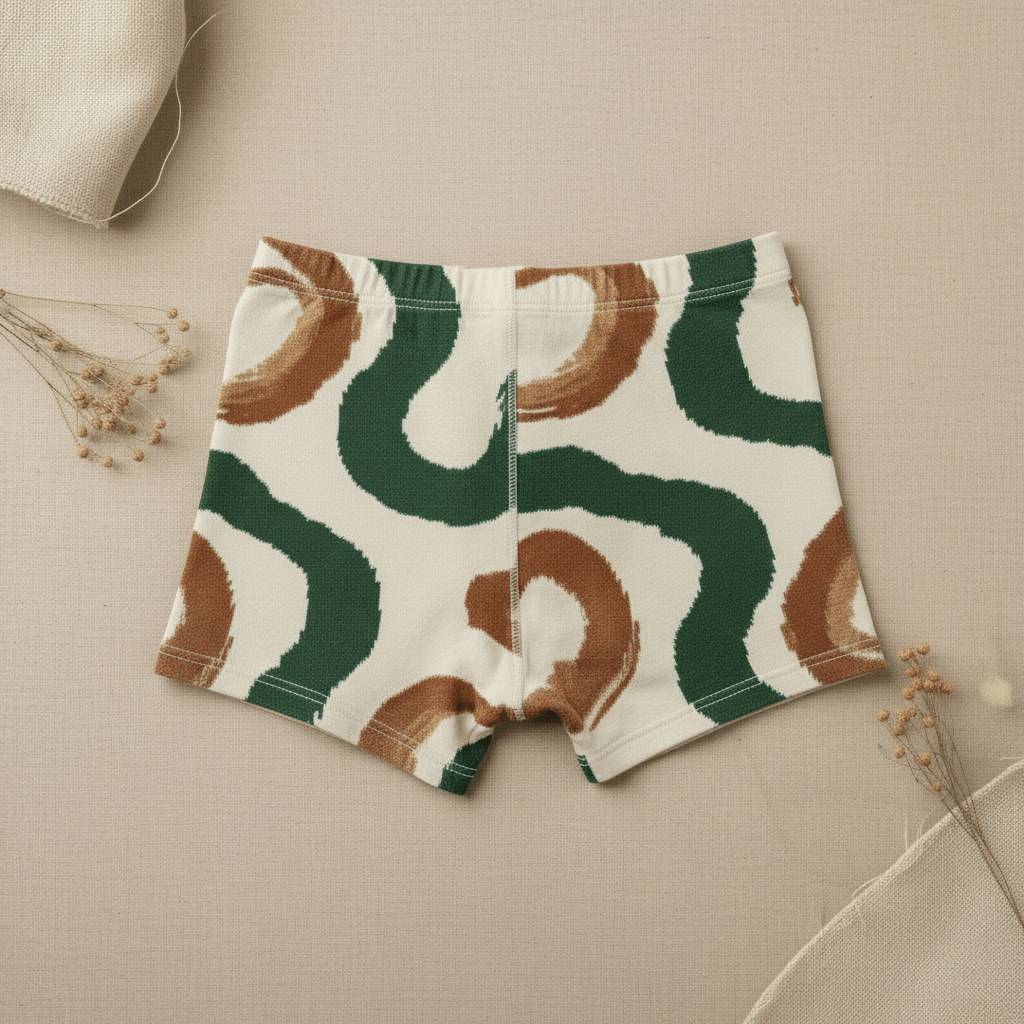 Boxer Abstract Forest & Caramel - CRYPTIC NINE WEAR SHOP